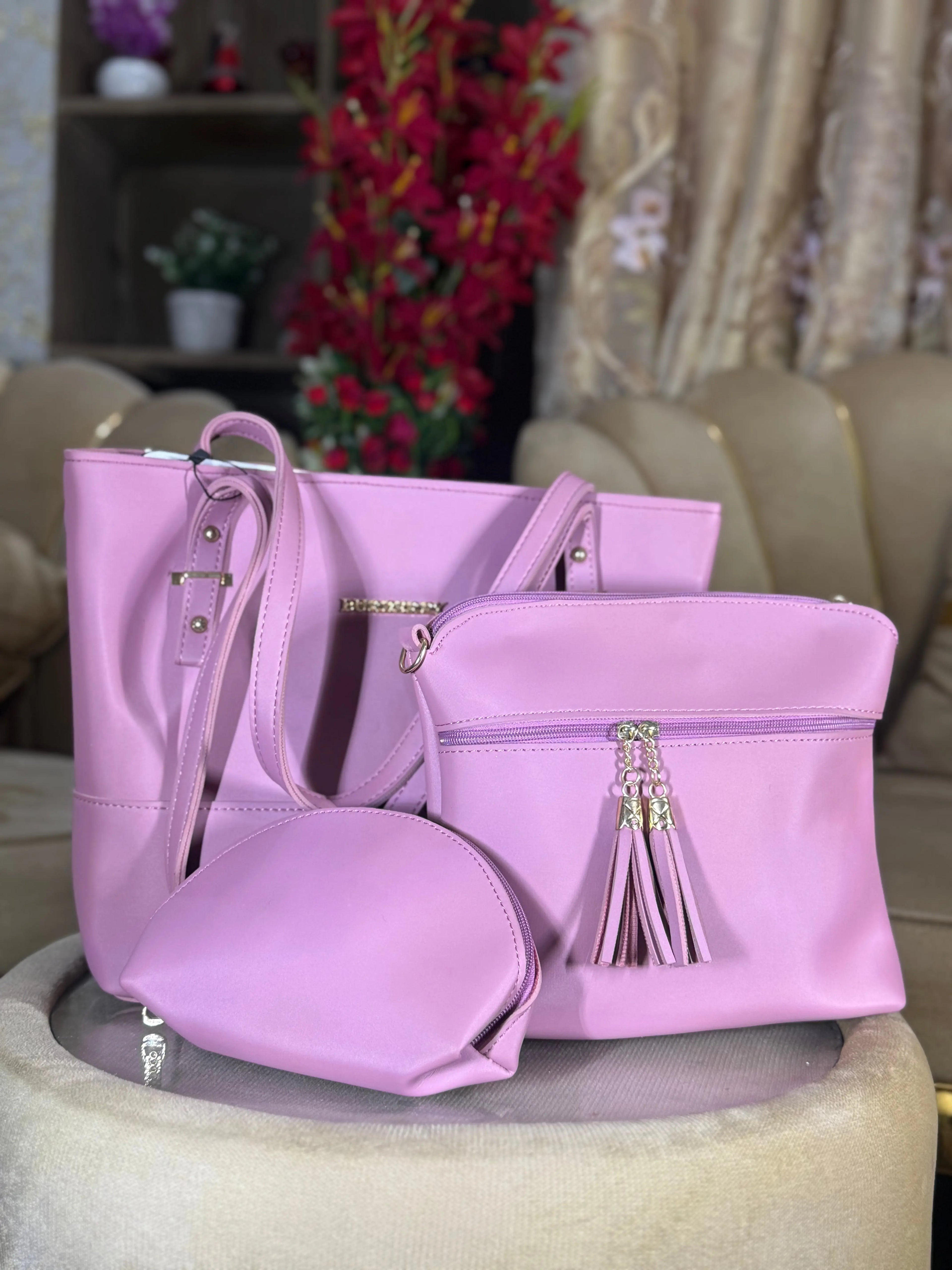 Dream Long 3 Piece Handbag H&B COLLECTION