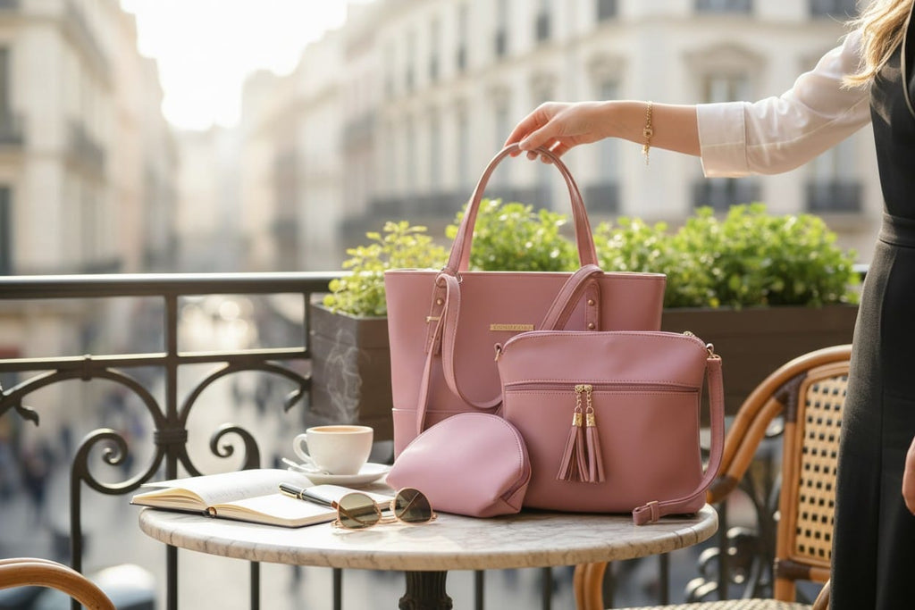 Dream Long 3 Piece Handbag H&B COLLECTION